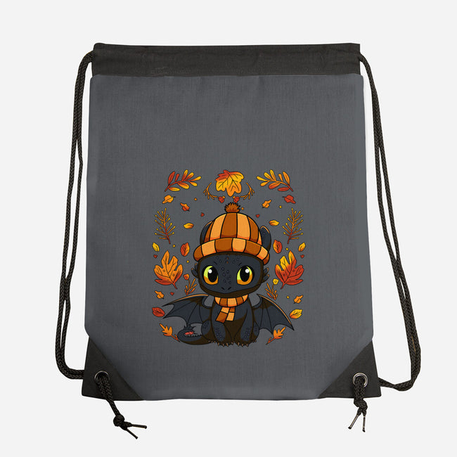 Fall Night Fury-None-Drawstring-Bag-JamesQJO