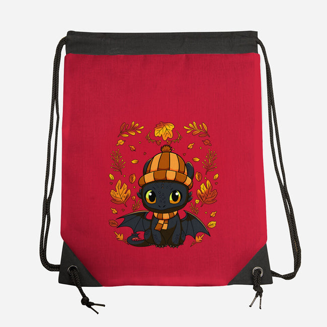 Fall Night Fury-None-Drawstring-Bag-JamesQJO