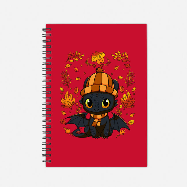 Fall Night Fury-None-Dot Grid-Notebook-JamesQJO