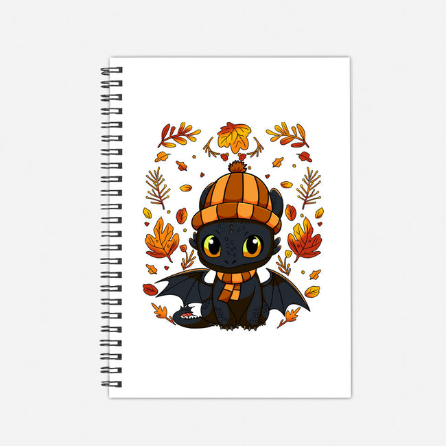 Fall Night Fury-None-Dot Grid-Notebook-JamesQJO