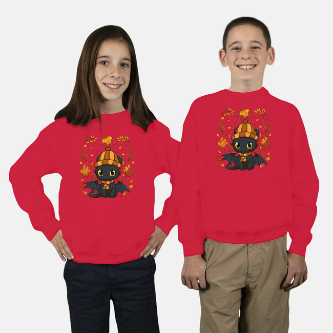 Fall Night Fury-Youth-Crew Neck-Sweatshirt-JamesQJO