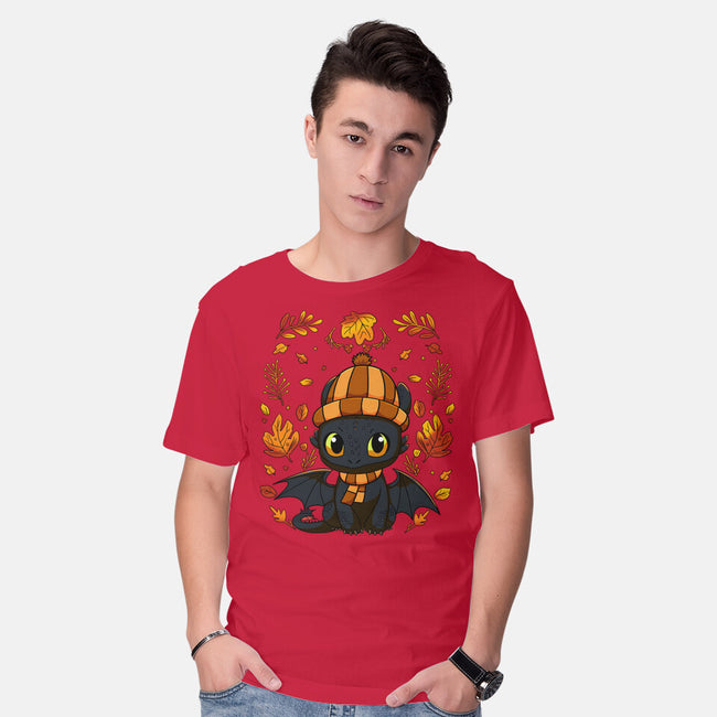 Fall Night Fury-Mens-Basic-Tee-JamesQJO