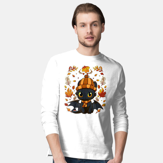 Fall Night Fury-Mens-Long Sleeved-Tee-JamesQJO