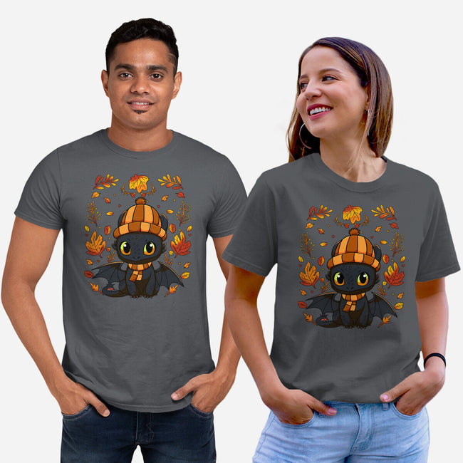 Fall Night Fury-Unisex-Basic-Tee-JamesQJO