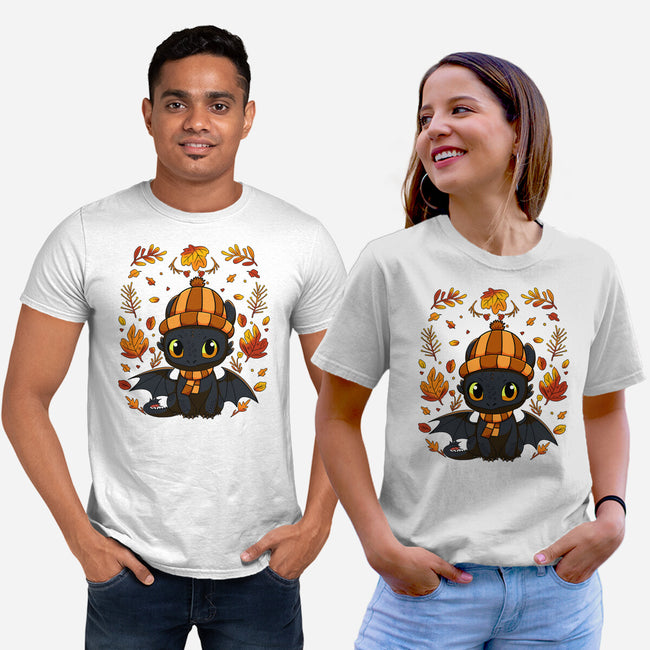 Fall Night Fury-Unisex-Basic-Tee-JamesQJO