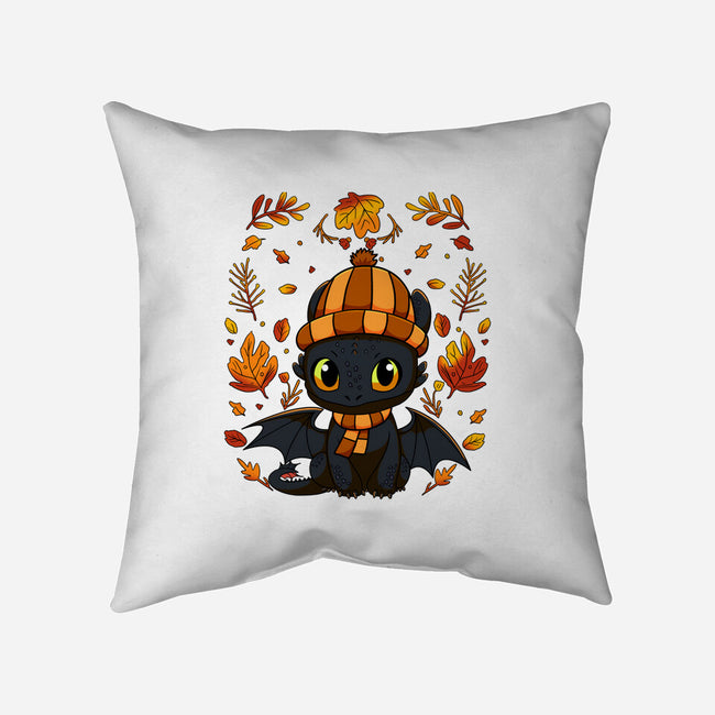 Fall Night Fury-None-Non-Removable Cover w Insert-Throw Pillow-JamesQJO