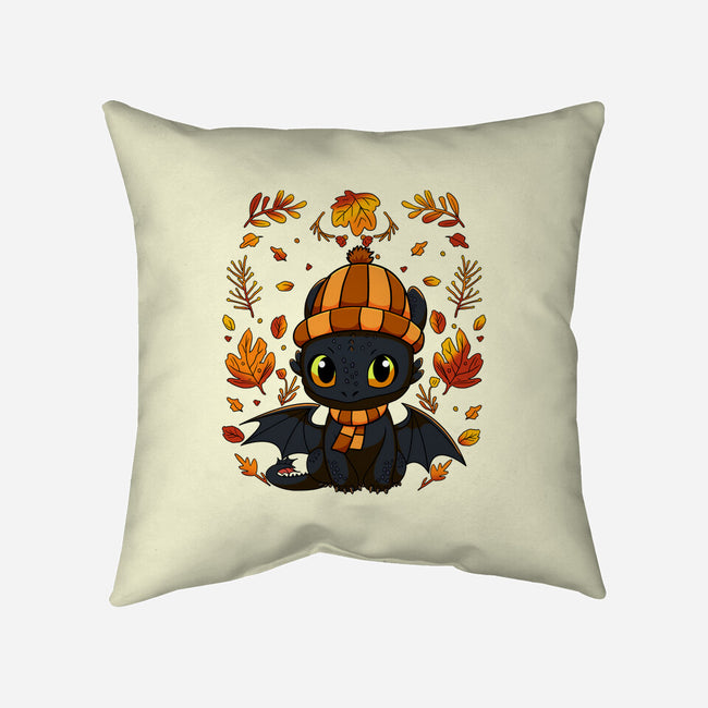 Fall Night Fury-None-Removable Cover-Throw Pillow-JamesQJO