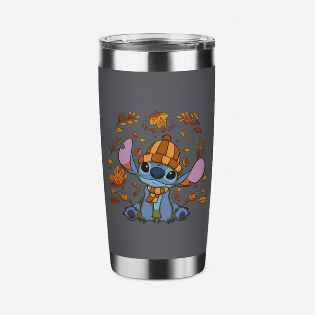 Fall Stitch-None-Stainless Steel Tumbler-Drinkware-JamesQJO