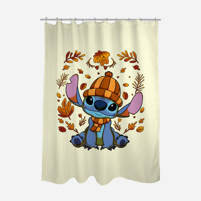 Fall Stitch-None-Polyester-Shower Curtain-JamesQJO