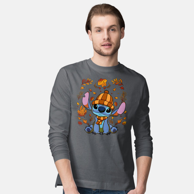 Fall Stitch-Mens-Long Sleeved-Tee-JamesQJO