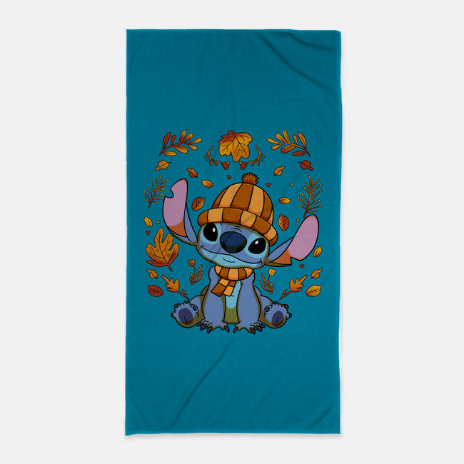 Fall Stitch-None-Beach-Towel-JamesQJO