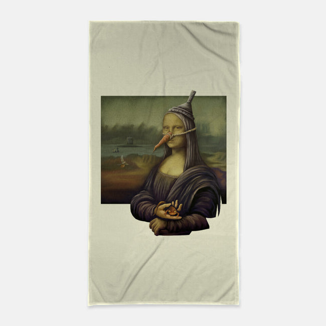 A Bewitching Smile-None-Beach-Towel-kg07