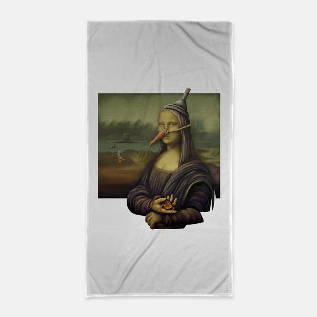 A Bewitching Smile-None-Beach-Towel-kg07