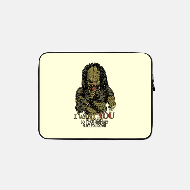 I Want You To Run Fast-None-Zippered-Laptop Sleeve-Hafaell