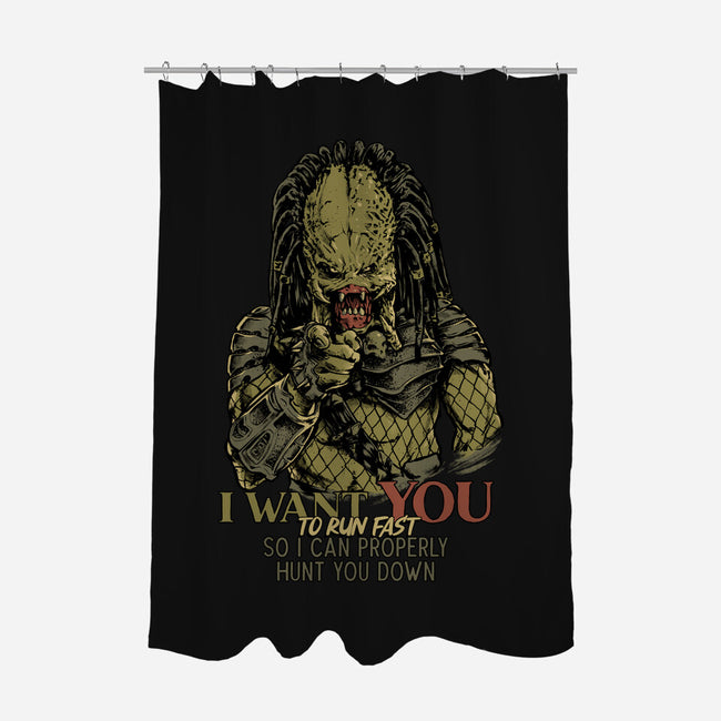 I Want You To Run Fast-None-Polyester-Shower Curtain-Hafaell
