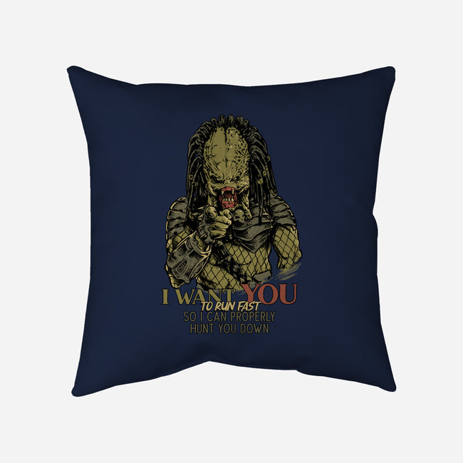 I Want You To Run Fast-None-Removable Cover-Throw Pillow-Hafaell