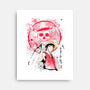 Straw Hat Red Pirate-None-Stretched-Canvas-ellr
