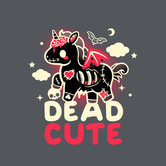 Dead Cute Unicorn-None-Removable Cover-Throw Pillow-NemiMakeit