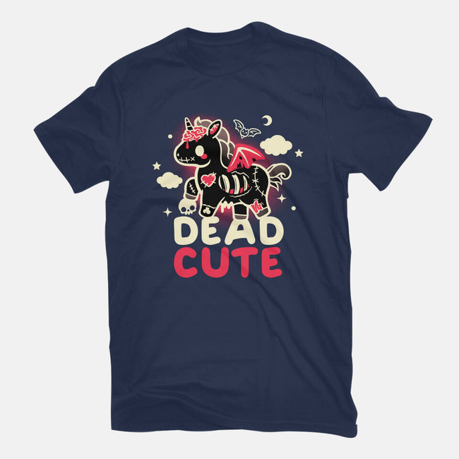 Dead Cute Unicorn-Mens-Basic-Tee-NemiMakeit