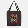 Dead Cute Unicorn-None-Basic Tote-Bag-NemiMakeit