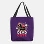 Dead Cute Unicorn-None-Basic Tote-Bag-NemiMakeit