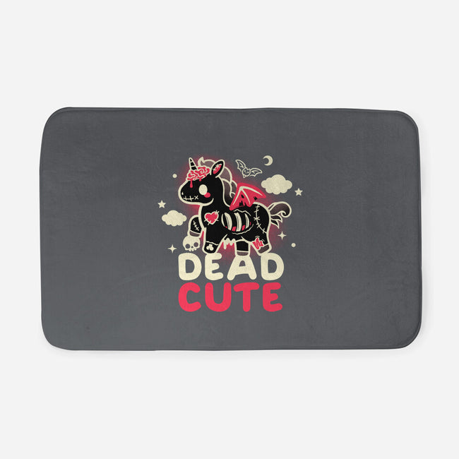 Dead Cute Unicorn-None-Memory Foam-Bath Mat-NemiMakeit