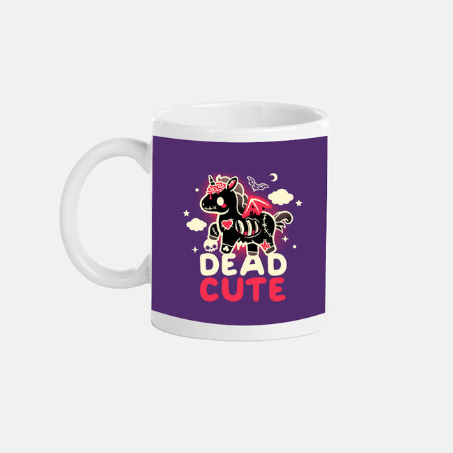 Dead Cute Unicorn-None-Mug-Drinkware-NemiMakeit