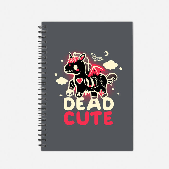 Dead Cute Unicorn-None-Dot Grid-Notebook-NemiMakeit