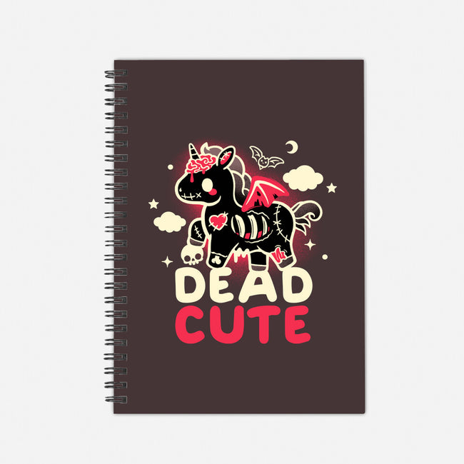 Dead Cute Unicorn-None-Dot Grid-Notebook-NemiMakeit