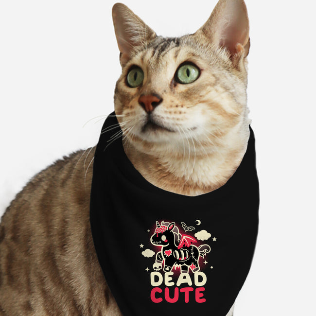 Dead Cute Unicorn-Cat-Bandana-Pet Collar-NemiMakeit