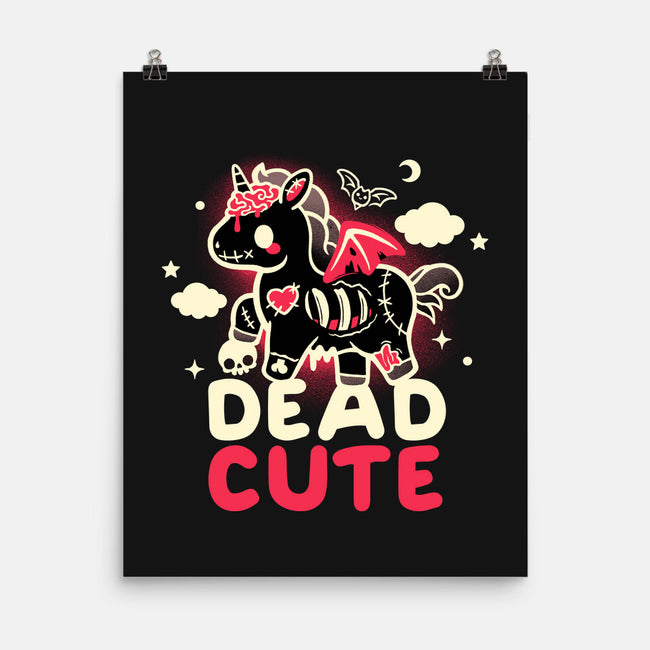 Dead Cute Unicorn-None-Matte-Poster-NemiMakeit