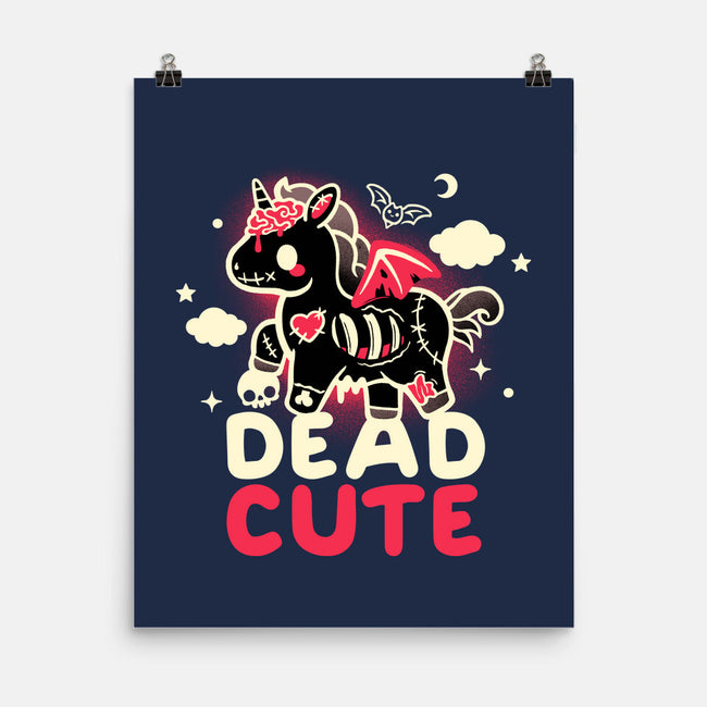 Dead Cute Unicorn-None-Matte-Poster-NemiMakeit
