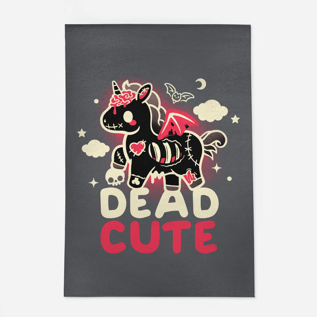 Dead Cute Unicorn-None-Outdoor-Rug-NemiMakeit