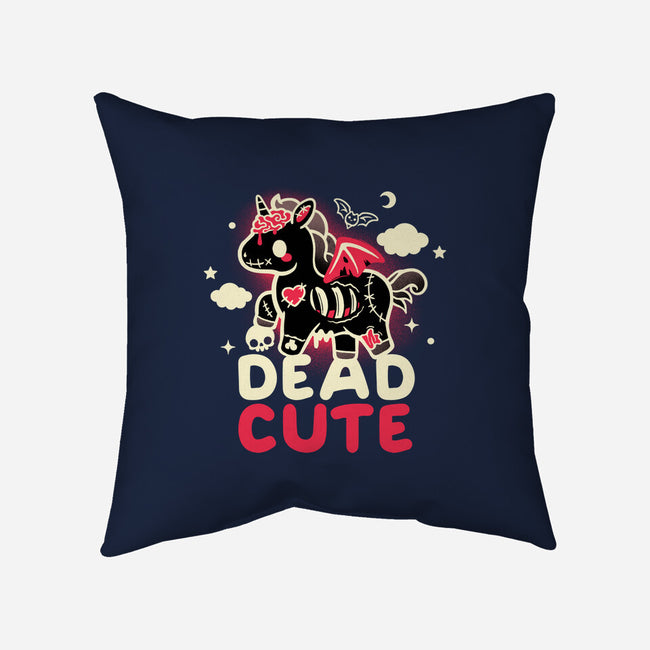 Dead Cute Unicorn-None-Non-Removable Cover w Insert-Throw Pillow-NemiMakeit