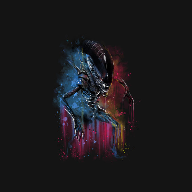 Alien Watercolor-None-Glossy-Sticker-zascanauta