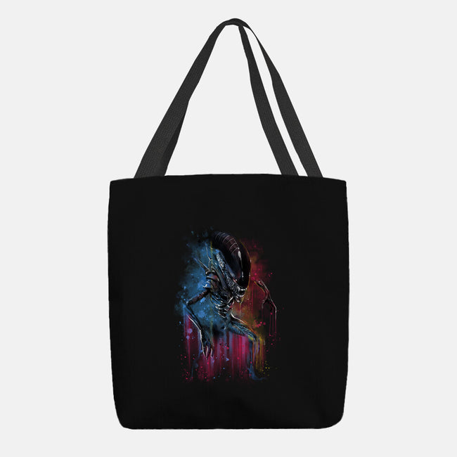 Alien Watercolor-None-Basic Tote-Bag-zascanauta