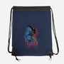 Alien Watercolor-None-Drawstring-Bag-zascanauta