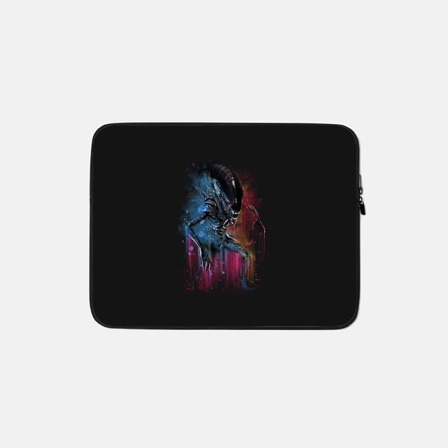 Alien Watercolor-None-Zippered-Laptop Sleeve-zascanauta