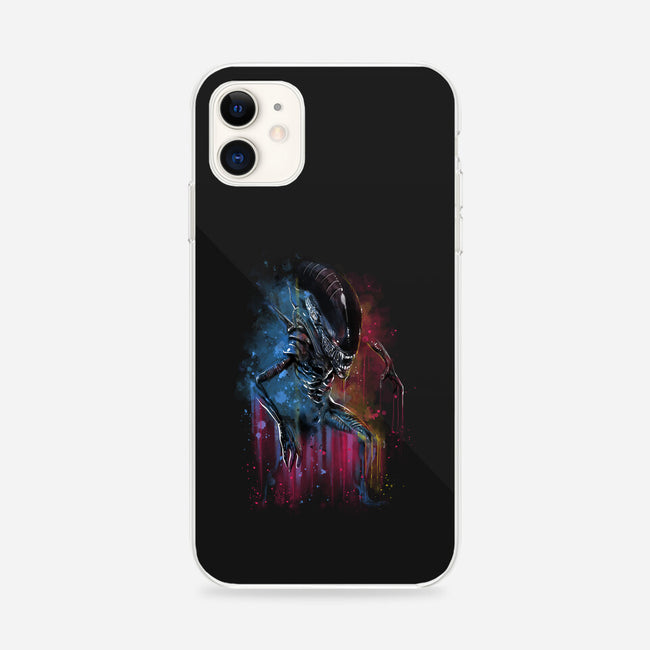 Alien Watercolor-iPhone-Snap-Phone Case-zascanauta