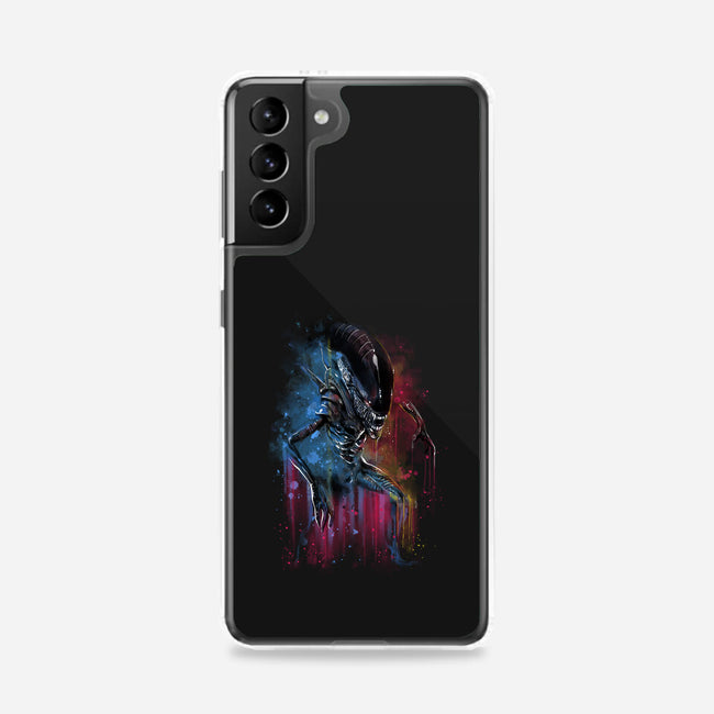 Alien Watercolor-Samsung-Snap-Phone Case-zascanauta