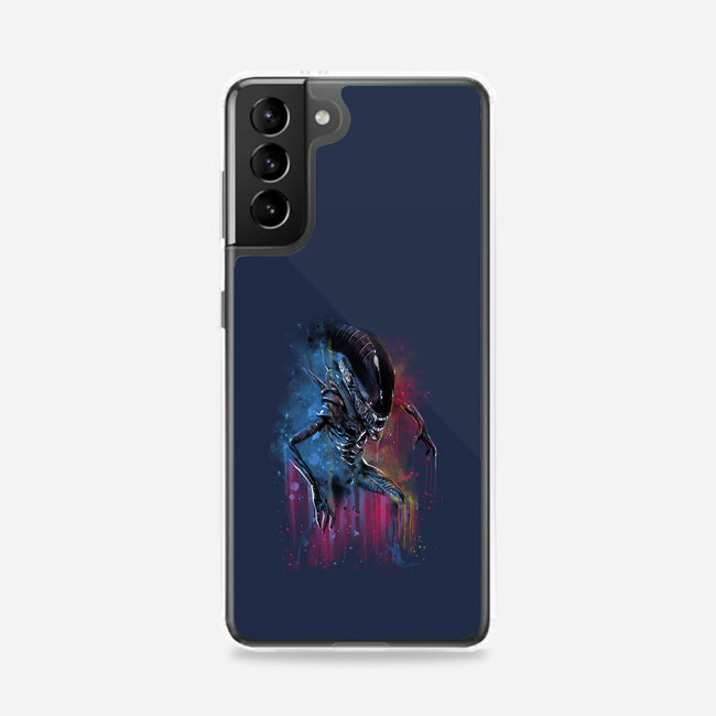 Alien Watercolor-Samsung-Snap-Phone Case-zascanauta