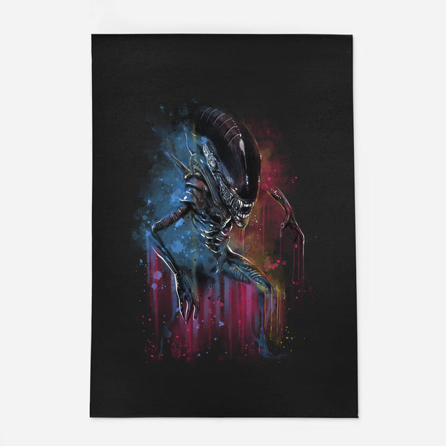 Alien Watercolor-None-Indoor-Rug-zascanauta