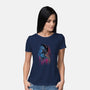 Alien Watercolor-Womens-Basic-Tee-zascanauta