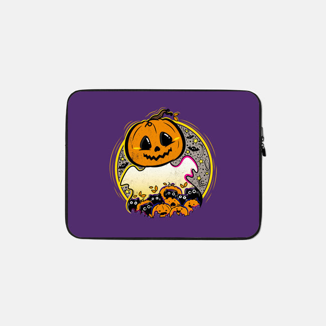 Ghostly CAThering-None-Zippered-Laptop Sleeve-bloomgrace28