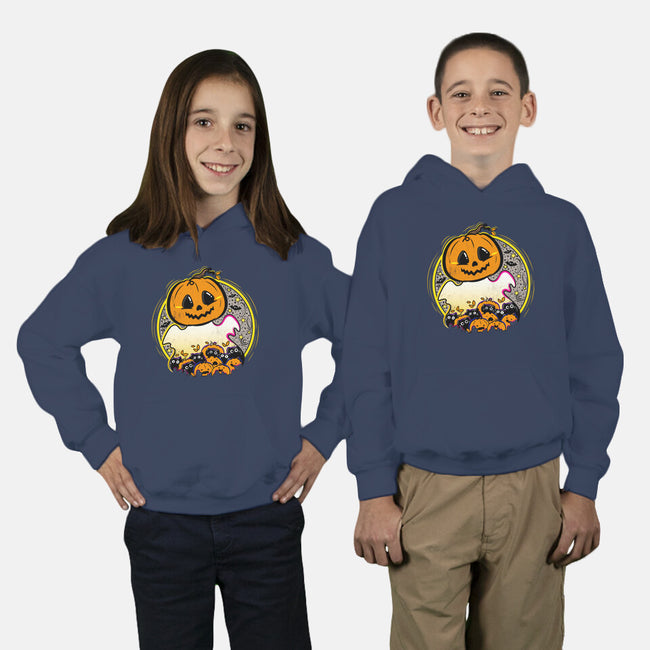 Ghostly CAThering-Youth-Pullover-Sweatshirt-bloomgrace28