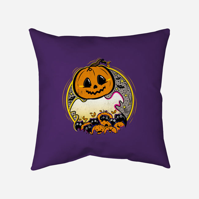 Ghostly CAThering-None-Removable Cover-Throw Pillow-bloomgrace28