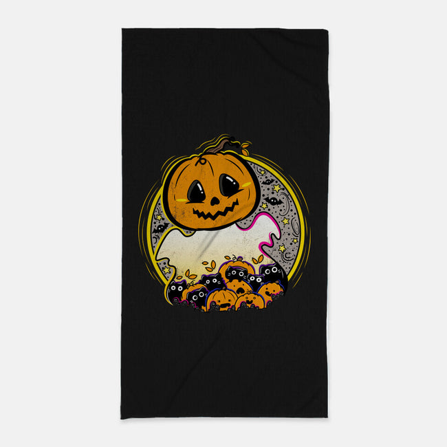 Ghostly CAThering-None-Beach-Towel-bloomgrace28