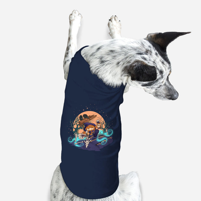 Jack Goes Trick Or Treating-Dog-Basic-Pet Tank-artyx