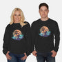 Jack Goes Trick Or Treating-Unisex-Crew Neck-Sweatshirt-artyx