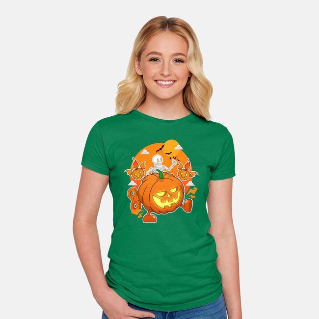 Halloween Parade-Womens-Fitted-Tee-Tri haryadi